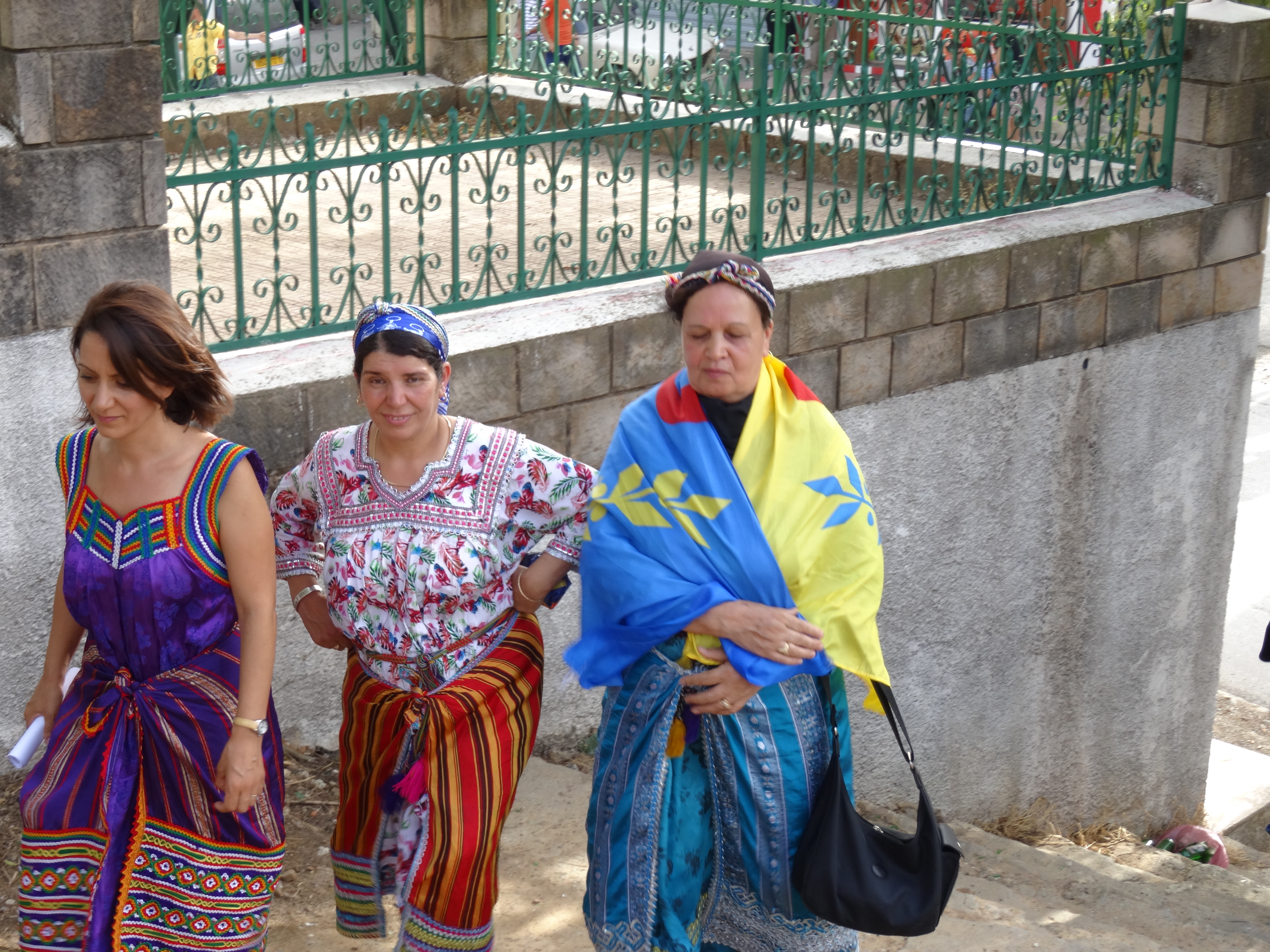 Ifigha / Lever du drapeau kabyle au village d'At Issad (en images)