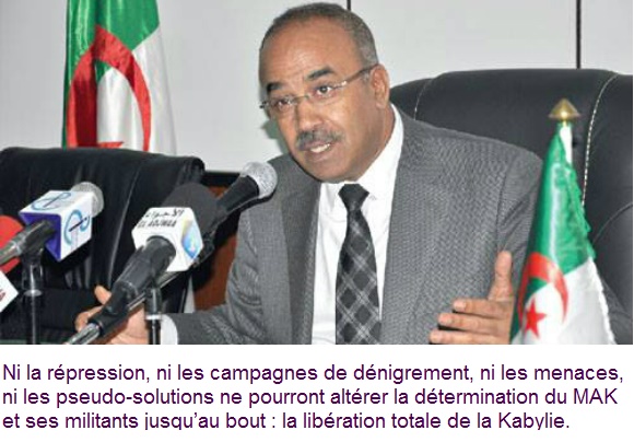 Pris de panique, le régime colonial algérien menace une fois de plus le MAK