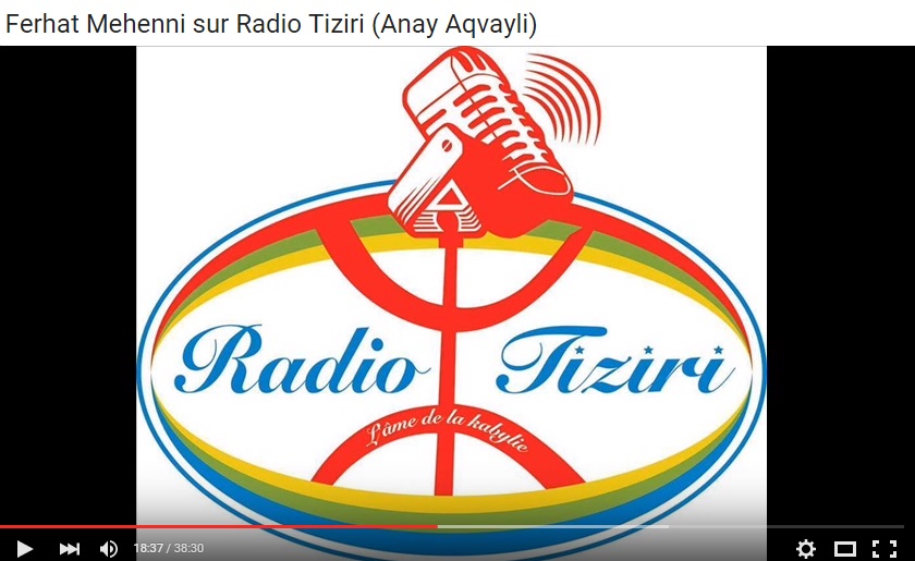 Ferhat Mehenni sur Radio Tiziri 