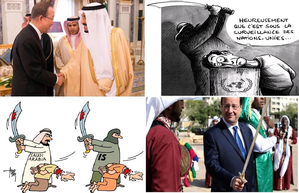 28 décapitations publiques revendiquées par l'ambassadeur d'Arabie Saoudite auprès des Nations Unies