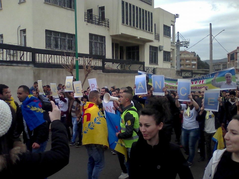Encore une mémorable marche du MAK à Tizi-Ouzou à l'occasion de Yennayer