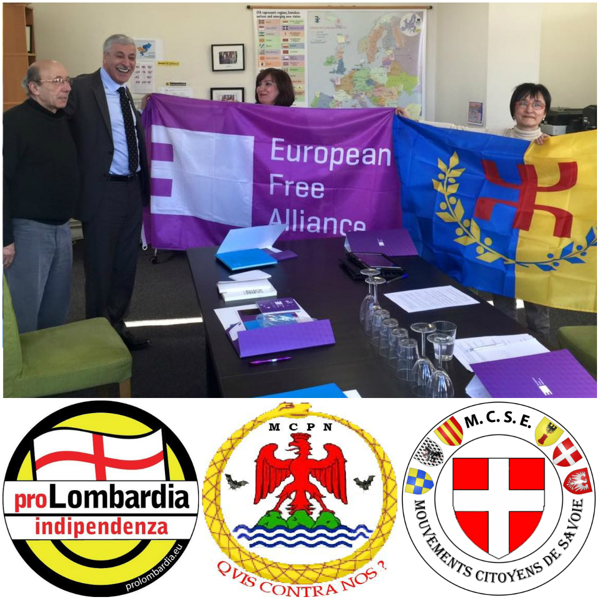 La Lombardie, la Savoie, le Piémont, le Countéa de Nissa et la Corse soutiennent les marches du 20 Avril en Kabylie
