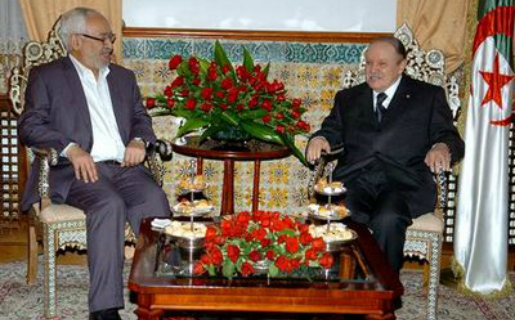 Visite officielle en Algérie de l'islamiste tunisien Rached Ghannouchi, sur invitation du président Abdelaziz Bouteflika Visite officielle en Algérie de l'islamiste tunisien Rached Ghannouchi, sur invitation du président Abdelaziz Bouteflika