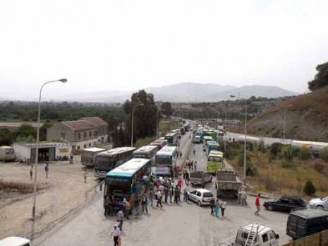 Iwadhiyen : les transporteurs publics ferment le CW11 Iwadhiyen : les transporteurs publics ferment le CW11