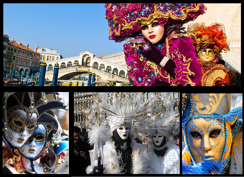 Coup d'envoi du plus célèbre carnaval du monde / Festival de couleur et merveilles à Venise