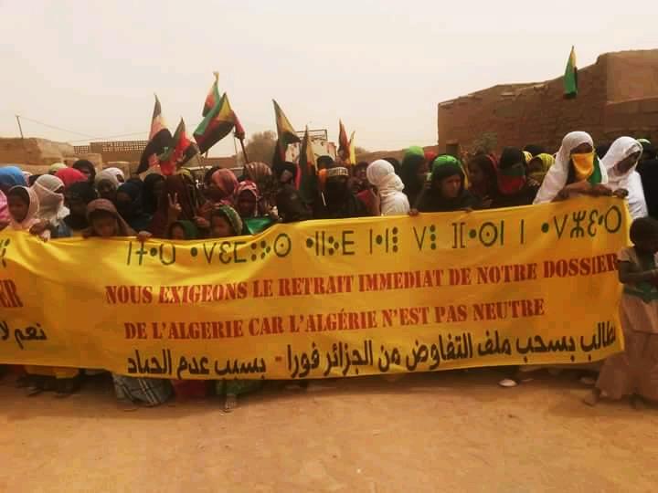Azawad / mobilisation général contre la médiation algérienne jugée ni 