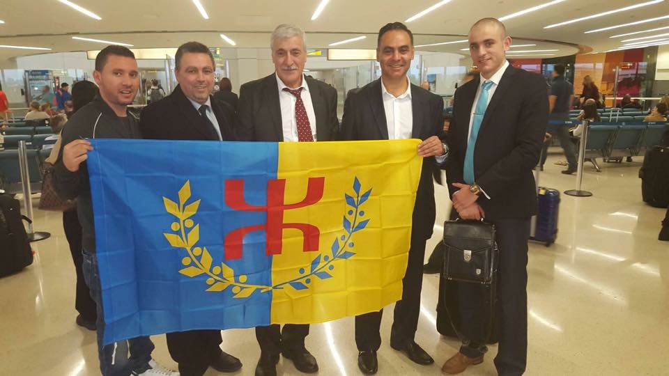 Ferhat Mehenni est arrivé à New York : Conférence et lever du drapeau kabyle à l'ONU